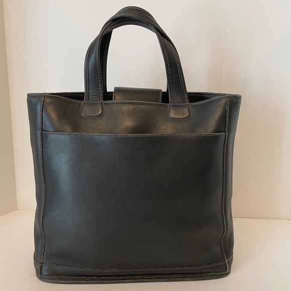 Vintage Coach Bleecker Book Tote/Laptop Bag Black/9314 Made in USA - Picture 1 of 12